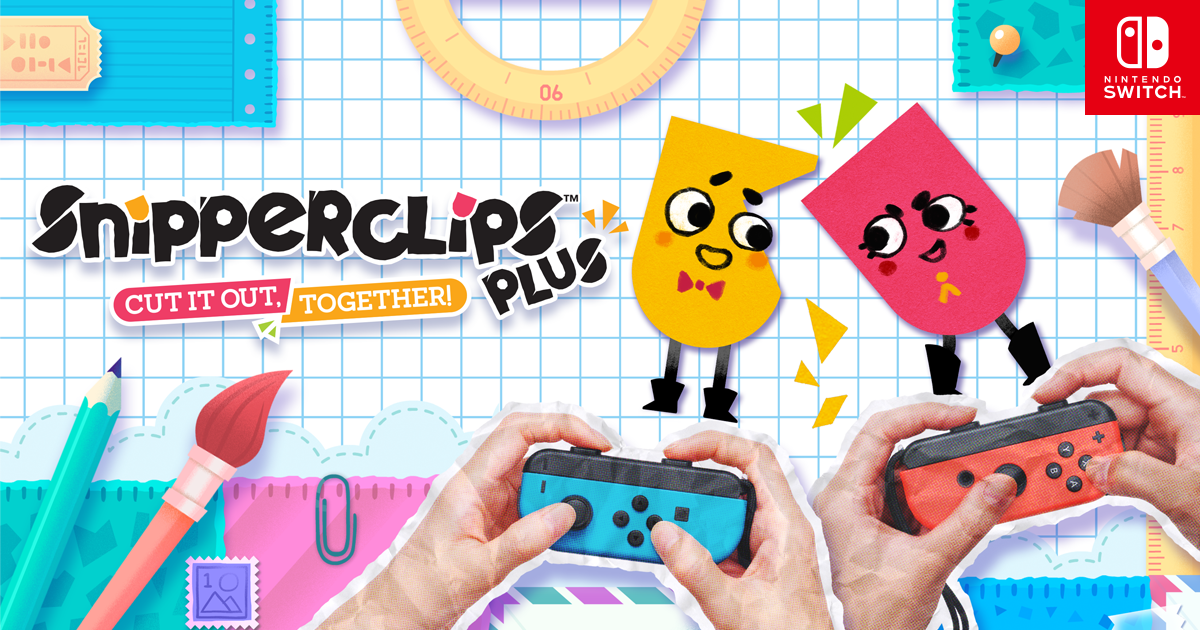 Snipperclips Plus Cut It Out Together Nintendo Switch Nintendo