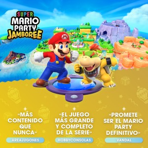 Los medios ya han probado Super Mario Party Jamboree