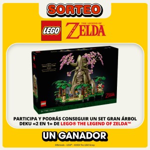 ¡Sorteamos un set de LEGO The Legend of Zelda Gran Árbol Deku 2 en 1!