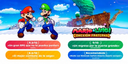 ¡Las reseñas de Mario & Luigi: Conexión fraternal ya están aquí!