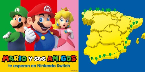 Mario y sus amigos te esperan este verano en el Nintendo Switch Tour