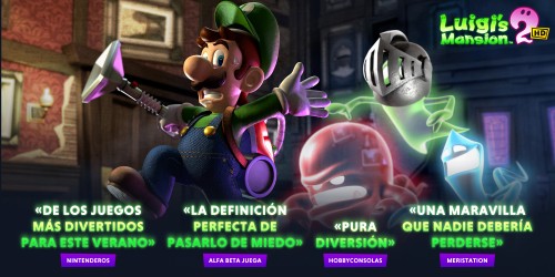 ¡Los medios ya han probado Luigi’s Mansion 2 HD!