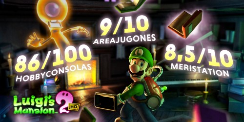 ¡Las reseñas de Luigi’s Mansion 2 HD ya están aquí!