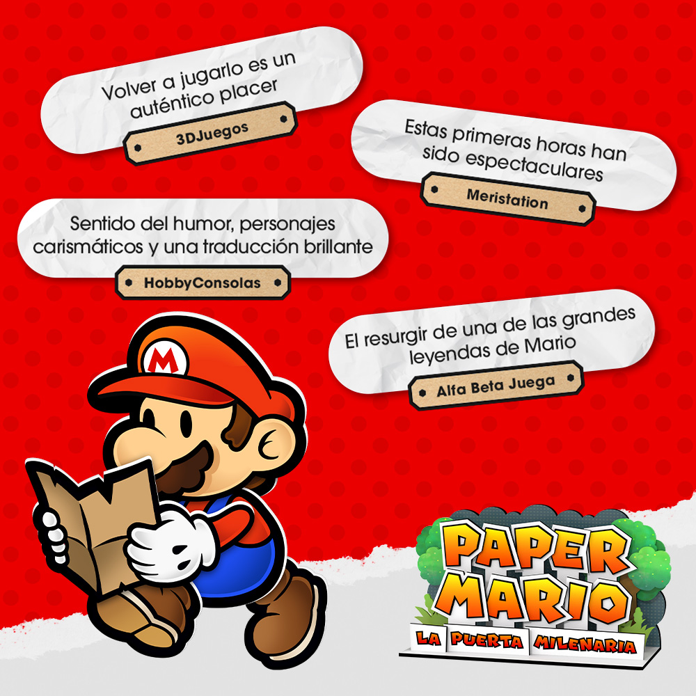 Paper Mario: La puerta milenaria: «Vuelve un juego legendario» Areajugones