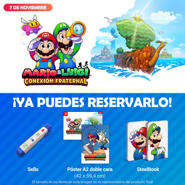 Ya puedes reservar Mario & Luigi: Conexión fraternal