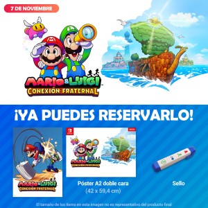 Ya puedes reservar Mario & Luigi: Conexión fraternal