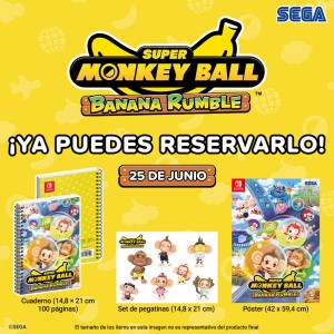 Ya puedes reservar Super Monkey Ball Banana Rumble