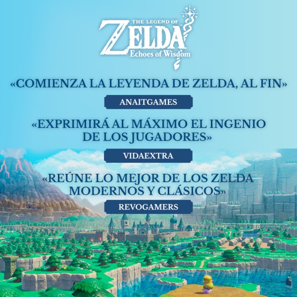 Los medios ya han probado The Legend of Zelda: Echoes of Wisdom