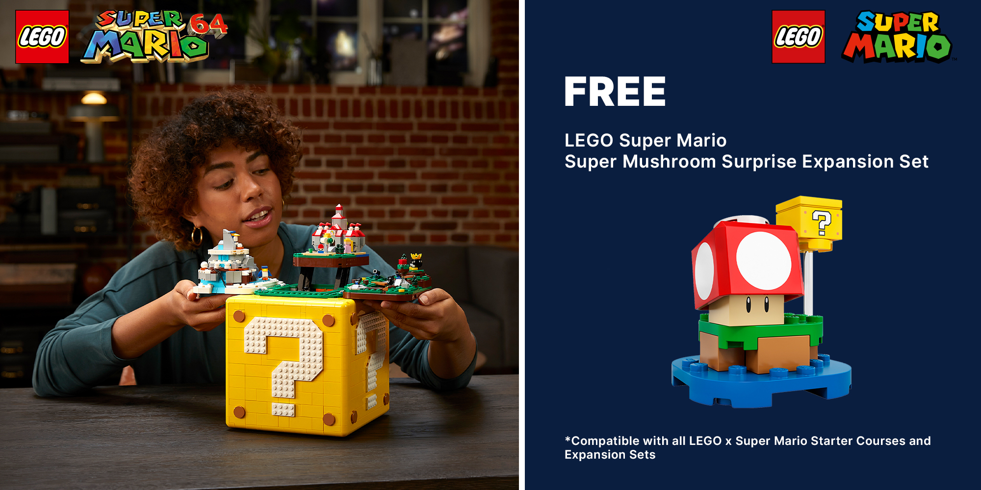 The new LEGO Super Mario 64 ? Block is now available on My