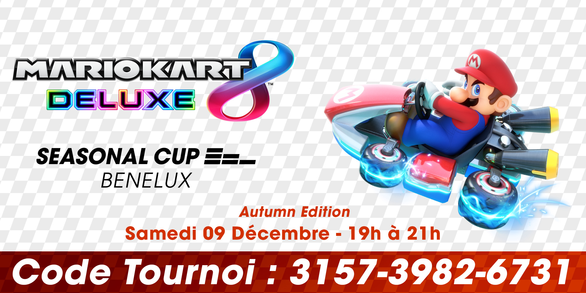 Participez à la Autumn Edition de la Mario Kart 8 Deluxe Seasonal Cup Benelux 2023 ! 