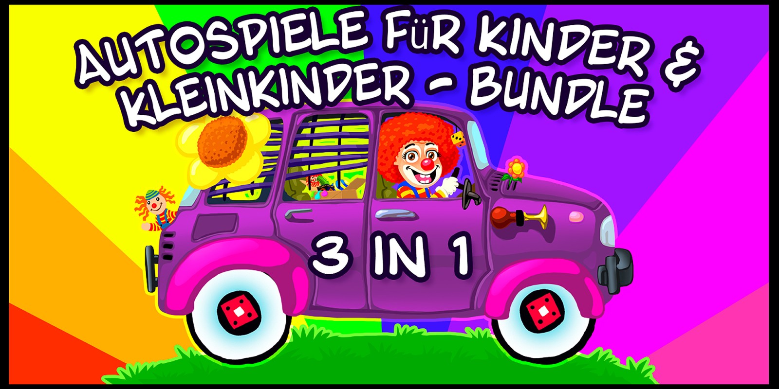 Autospiele für Kinder & Kleinkinder - Bundle 3 in 1