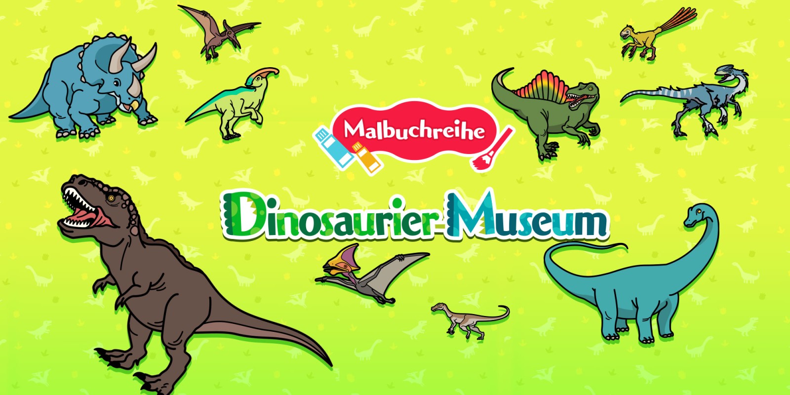 Malbuchreihe Dinosaurier-Museum