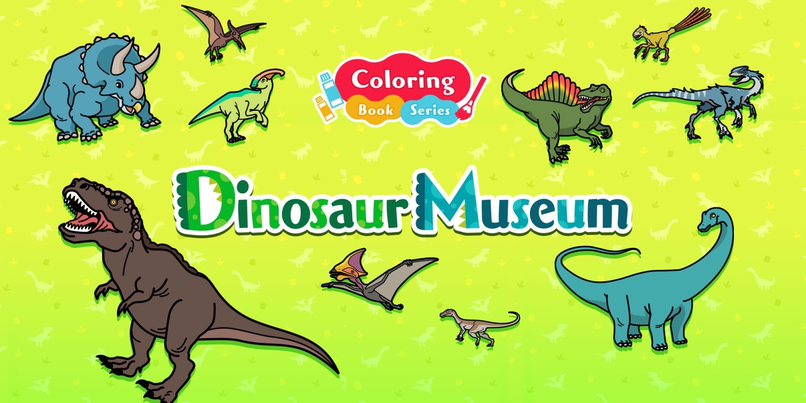 Coloring book series Dinosaur Museum