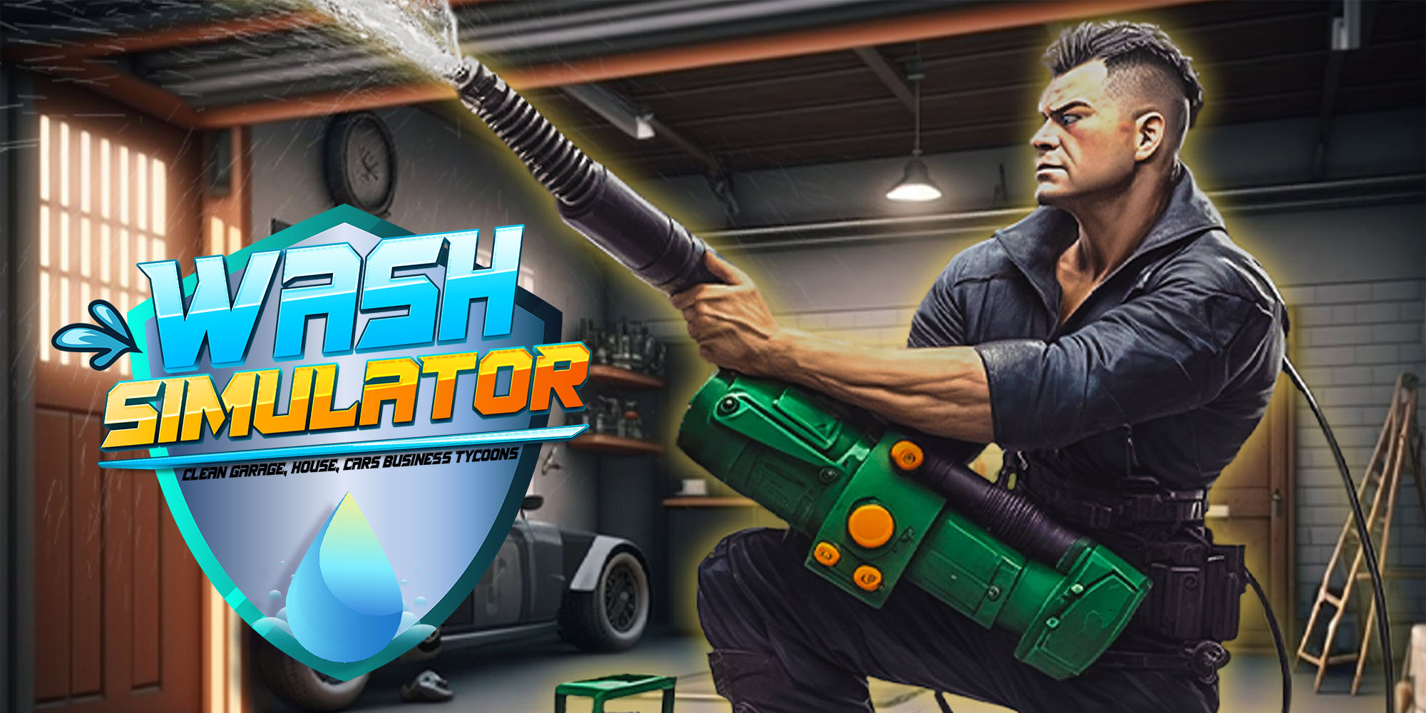 Wash Simulator - Clean Garage, House, Cars Business Tycoons | Nintendo  Switch download software | Games | Nintendo