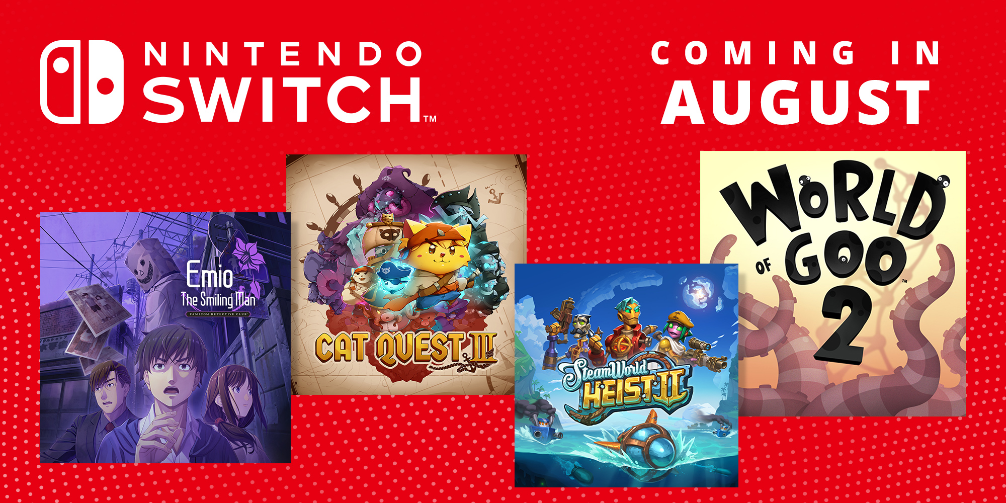 Upcoming Nintendo Switch games – August 2024
