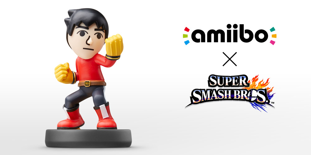 Nintendo Mii Brawler hotsell Super Smash Bros. amiibo Figure