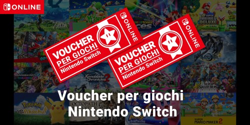 Scopri il bonus sui voucher per giochi Nintendo Switch