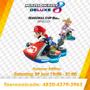 Doe mee met de Summer Edition van de Mario Kart 8 Deluxe Seasonal Cup Benelux 2024!
