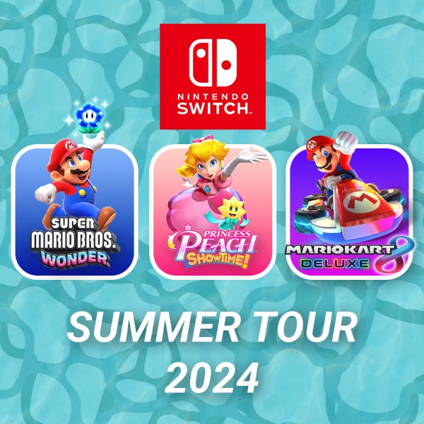 Le Nintendo Switch summer tour avec Mario et ses ami(e)s !