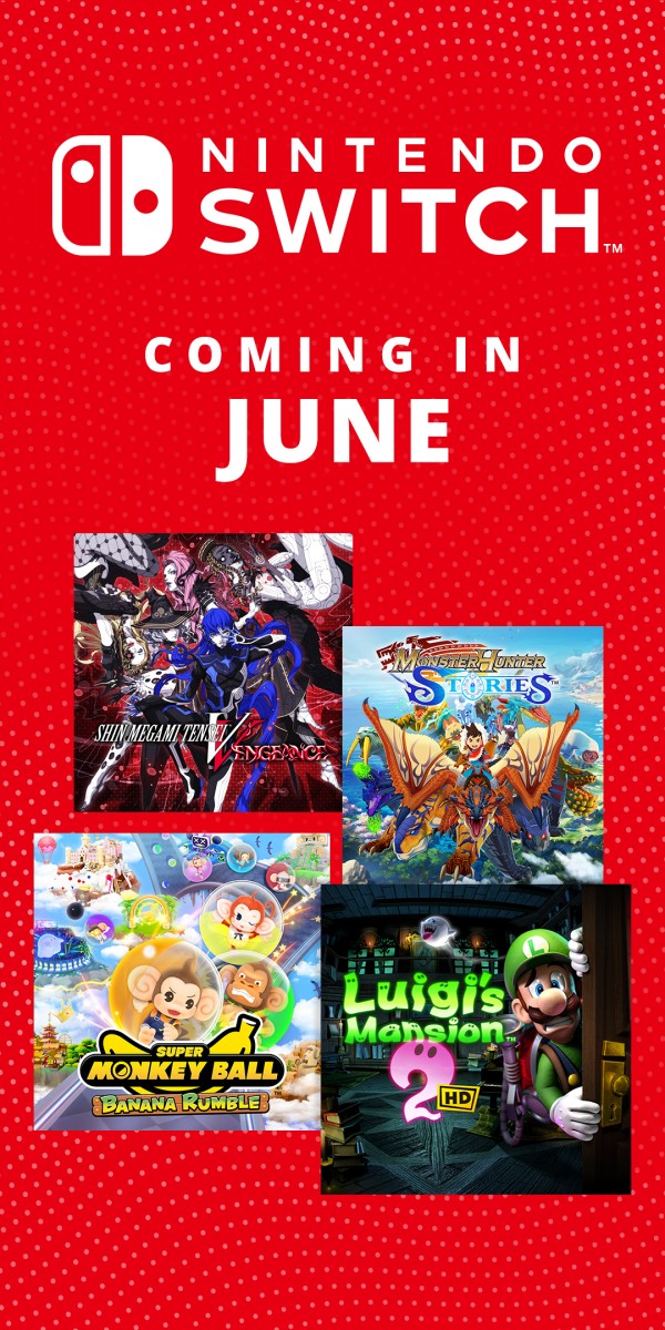 Upcoming Nintendo Switch games – June 2024