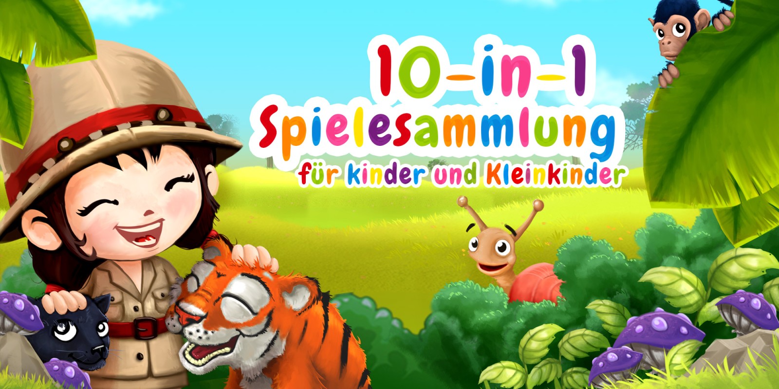 10-in-1 Spielesammlung für Kinder und Kleinkinder