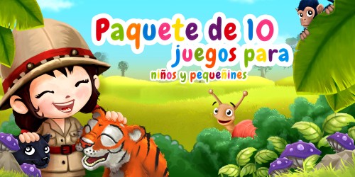 Paquete de 10 juegos para niños y pequeñines