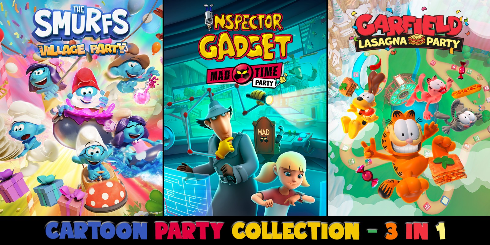 Cartoon Party Collection - 3 in 1