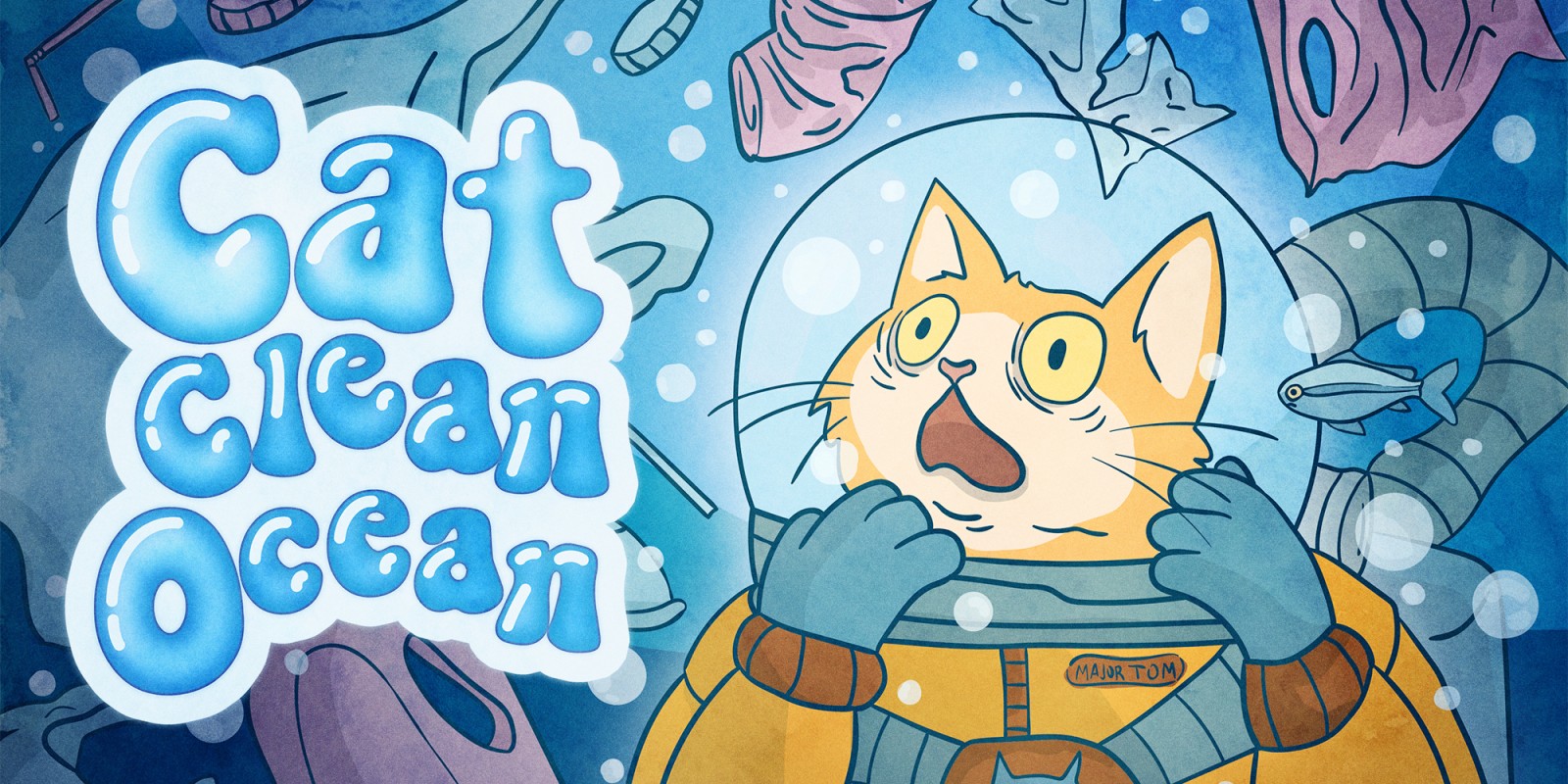 Cat Clean Ocean