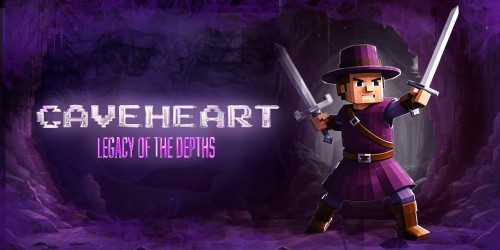 Caveheart Legacy Of The Depths switch box art