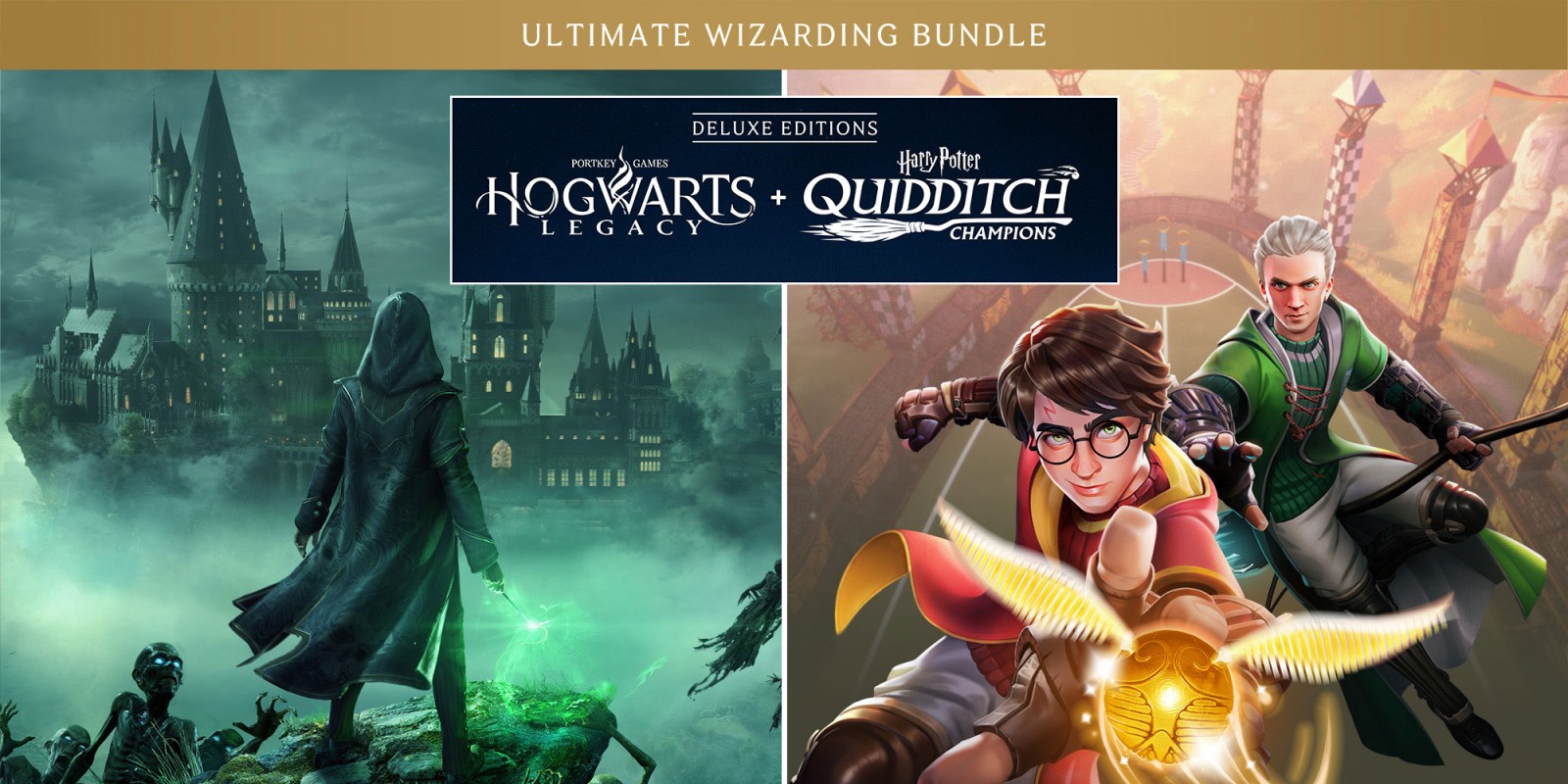 Paket: Hogwarts Legacy + Harry Potter: Quidditch Champions Deluxe Edition