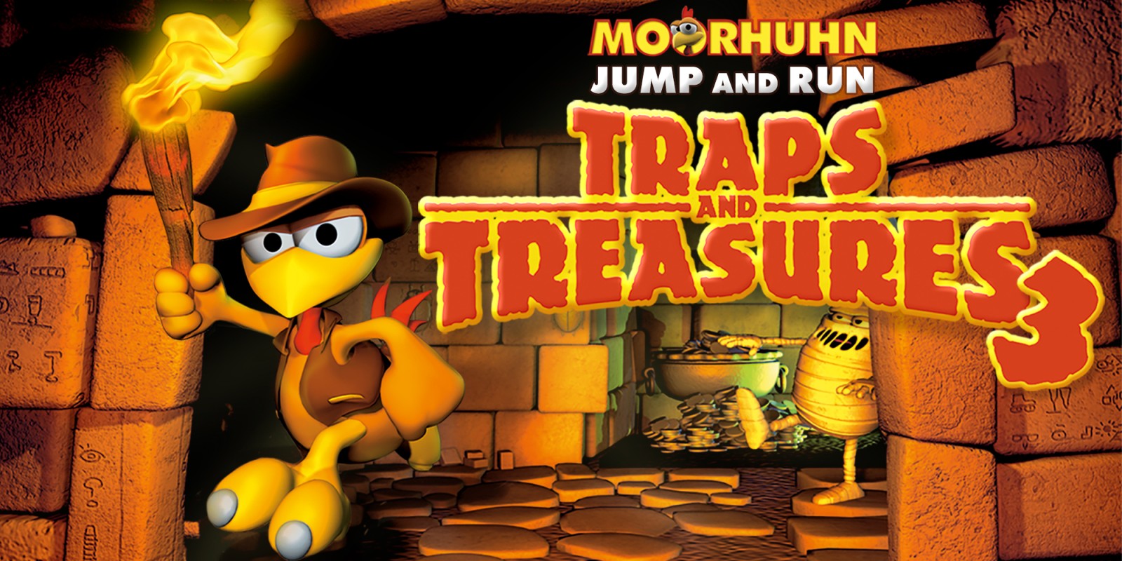 Moorhuhn Jump and Run 'Traps and Treasures 3'