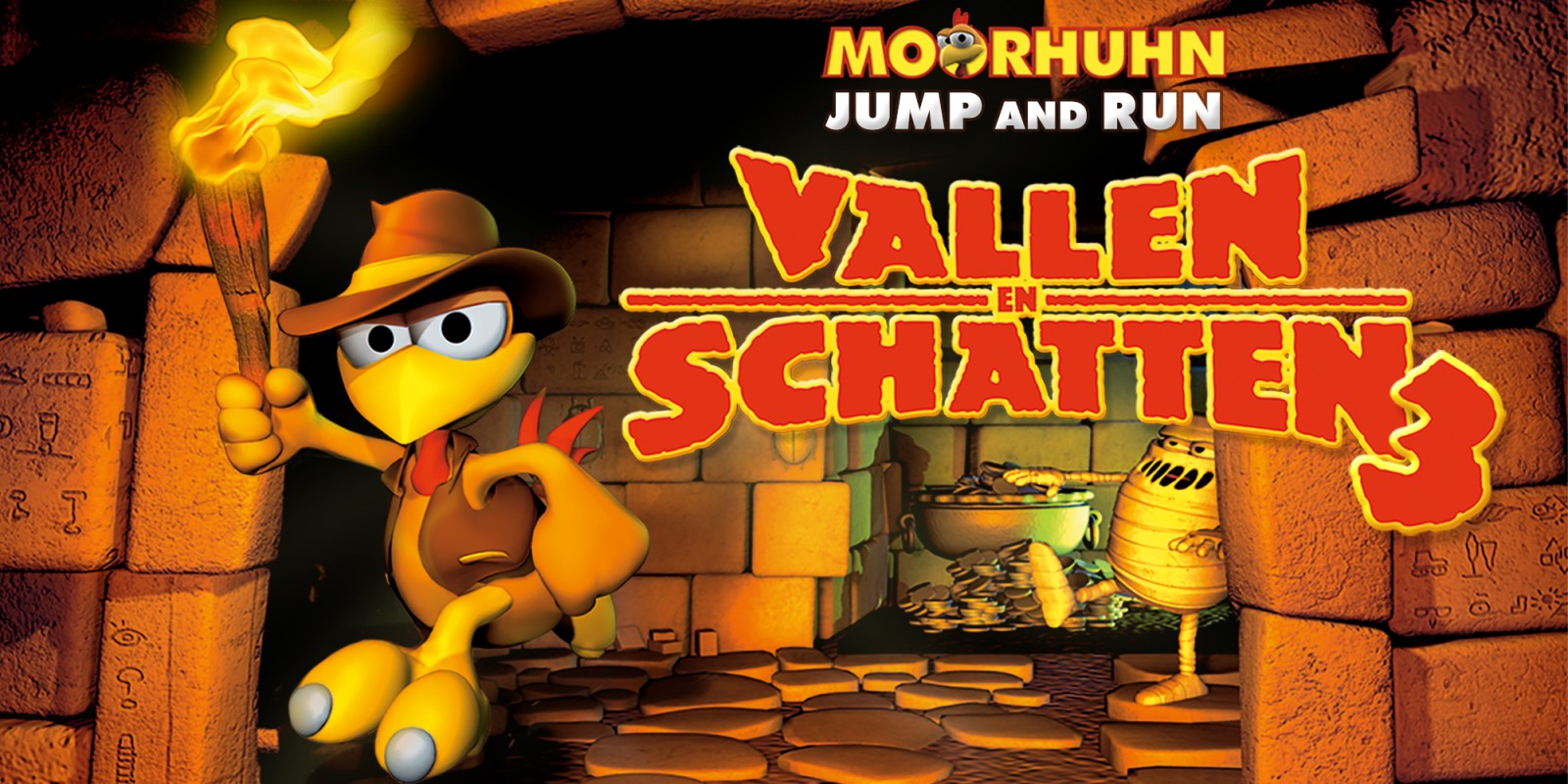 Moorhuhn Jump and Run 'Vallen en Schatten 3'