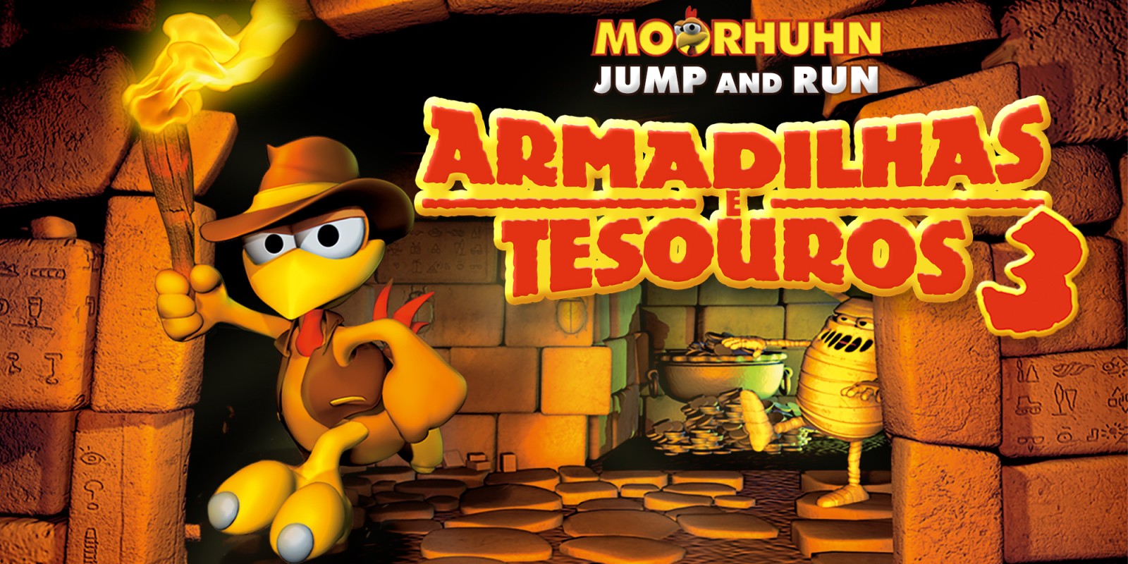 Moorhuhn Jump and Run 'Armadilhas e Tesouros 3'