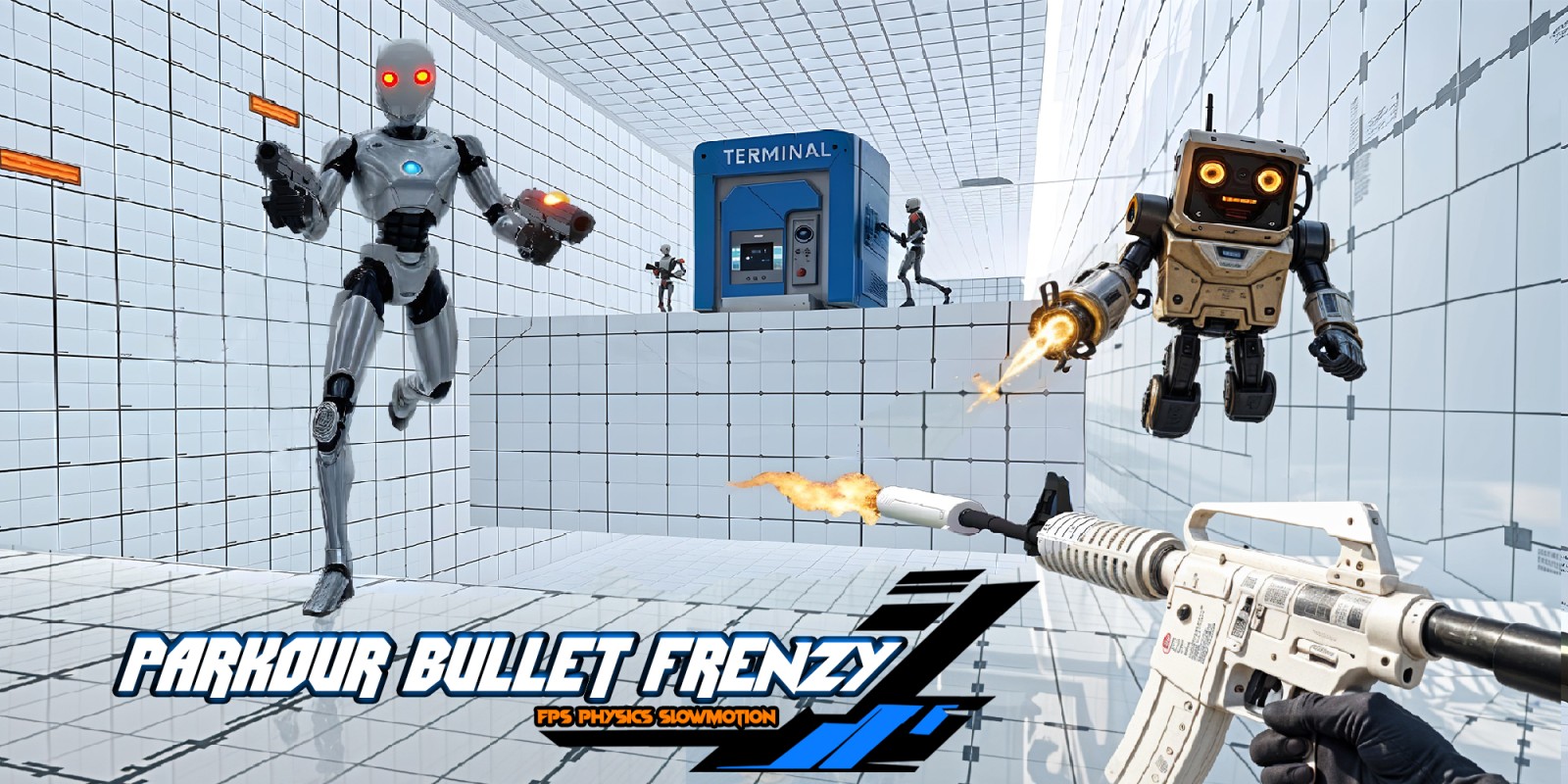 Parkour Bullet Frenzy - FPS, Physics, Slowmotion