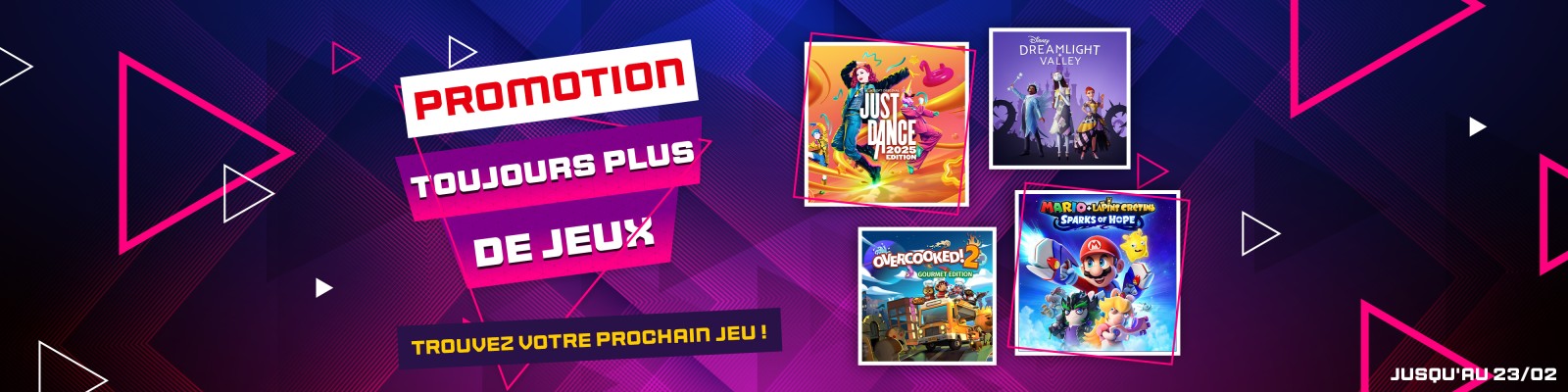 Toujours plus de jeux sur Nintendo Switch !