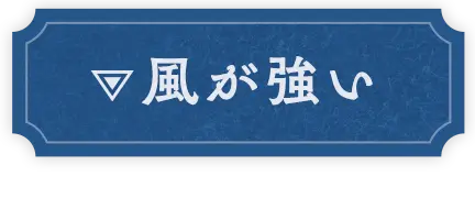 風が強い