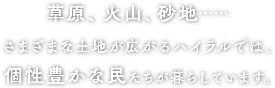 草原、火山、砂地……さまざまな土地が広がるハイラルでは、個性豊かな民たちが暮らしています。