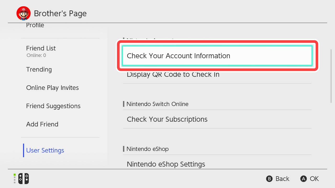 komprimeret Fejl i mellemtiden Linking to a Nintendo Account | Nintendo Switch Support | Nintendo
