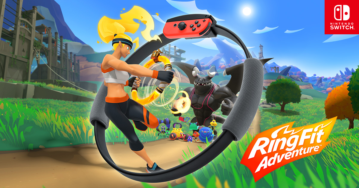 Ring Fit Adventure [Nintendo Switch Sports Fitness Ring-con Leg