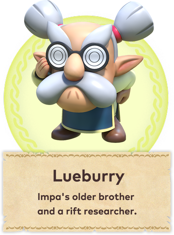 LUEBURRY:Impa&apos;s older brother and a rift researcher.