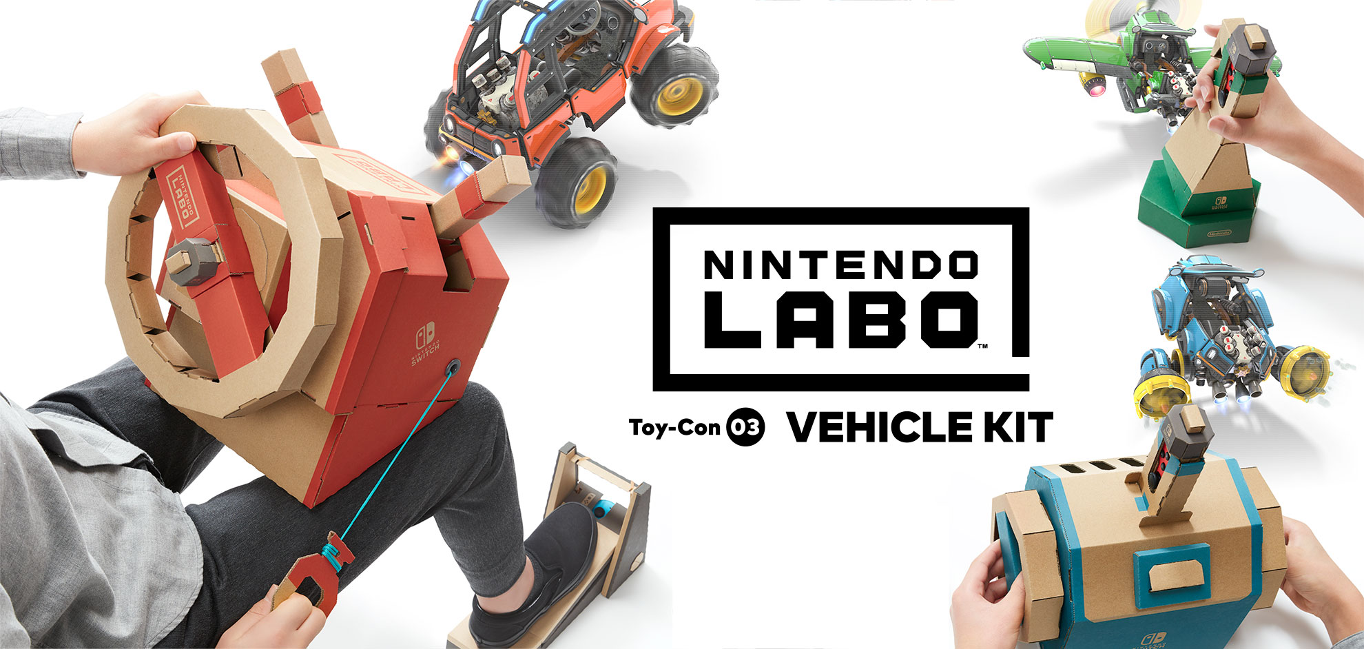 Nintendo Labo™ Toy-Con 03 Vehicle Kit, Nintendo Switch