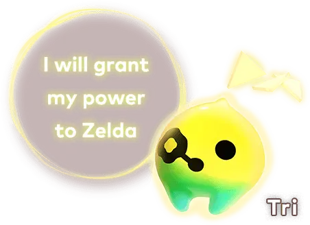 I will grant my power to Zelda