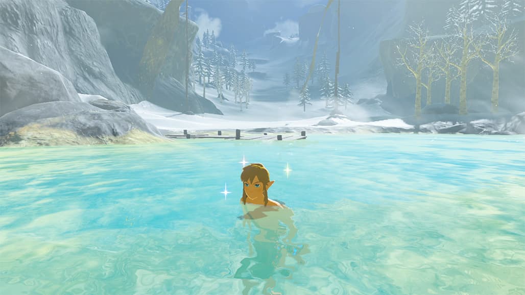 the legend of zelda breath of the wild the bud that melts the snow