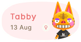 Tabby 13 August