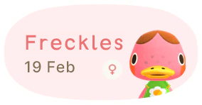 Freckles 19 February