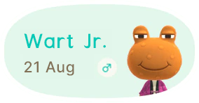 Wart Jr. 21 August