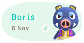 Boris 6 November