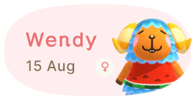 Wendy 15 August