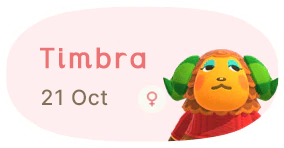 Timbra 21 October