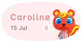 Caroline 15 July